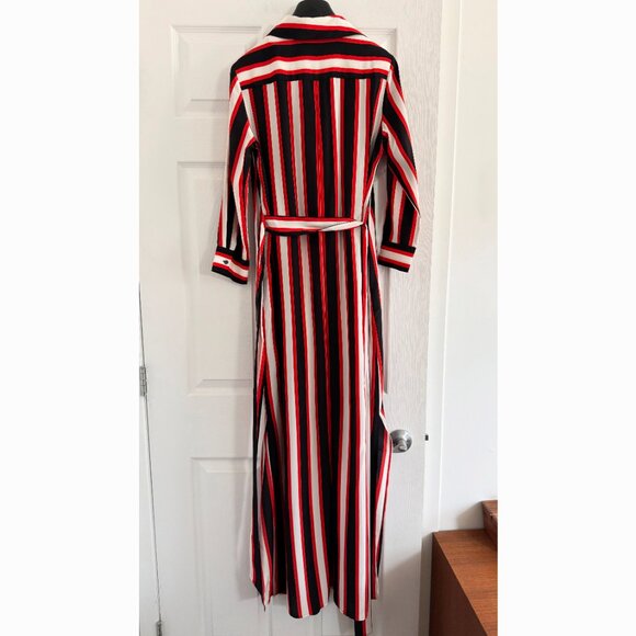 L'Agence "Cameron" Striped Silk Dress, size XS - Picture 9 of 10